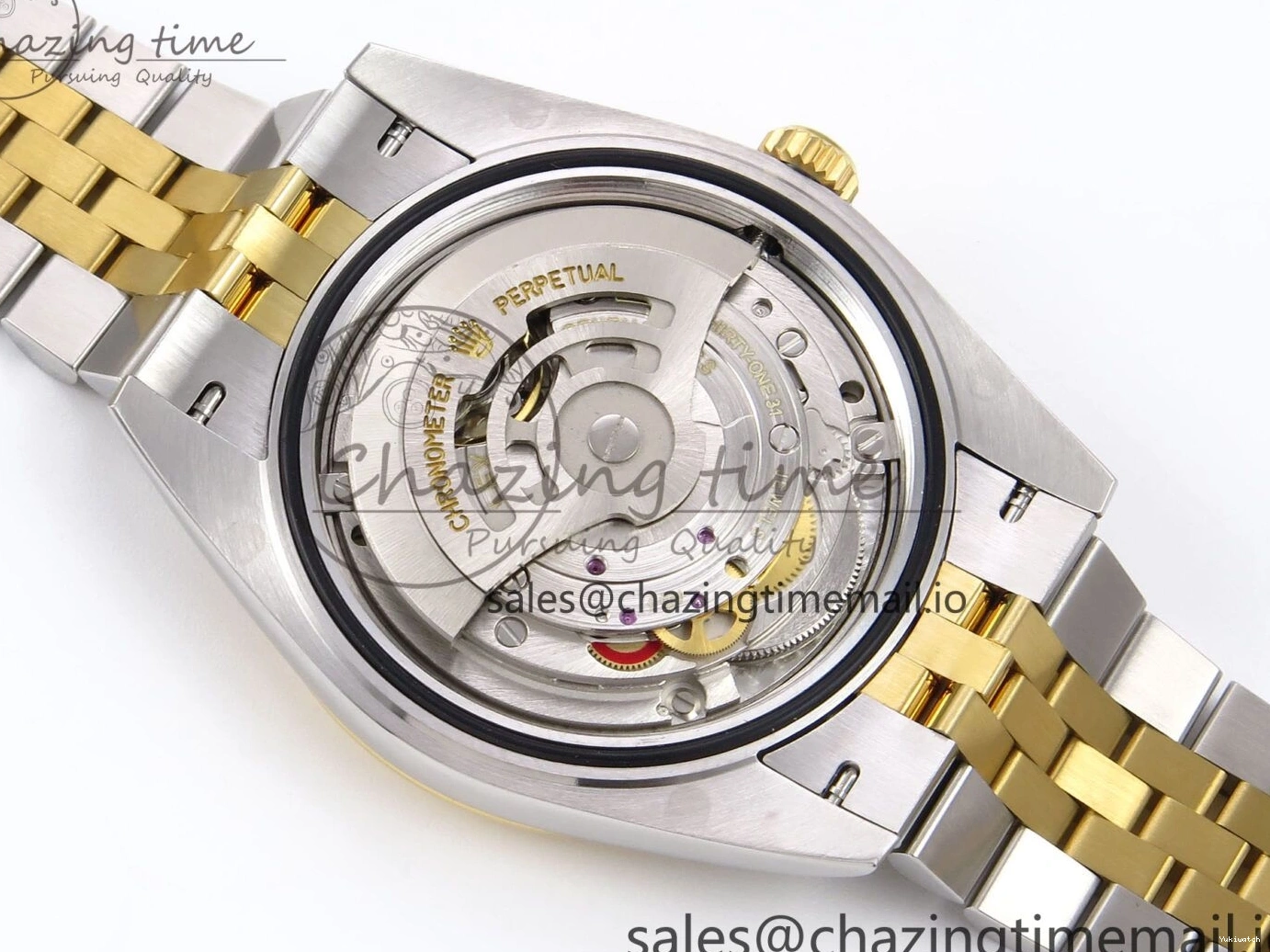SS Best 41 Bracelet EWEF Stick DateJust Dial Jubilee A3235 White on Edition 126333 YG 0305